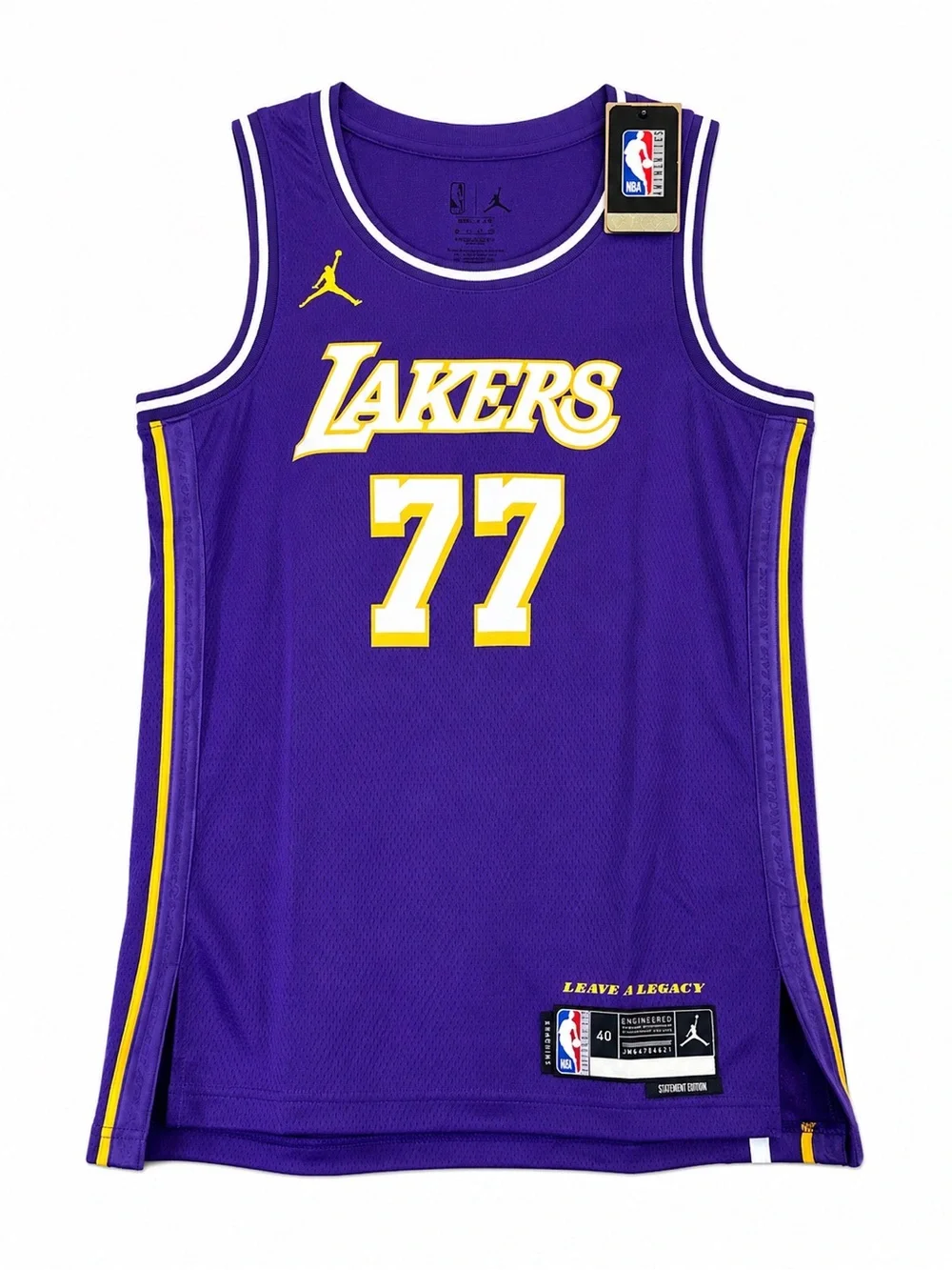 Nike Jordan Luka Dončić Lakers #77 Statement Edition Jersey NWT Small